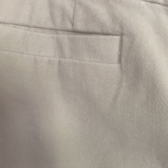 Talbots winter white super soft pants, size 12. 30.5 inseam, 17.5 waist. - Picture 2 of 3